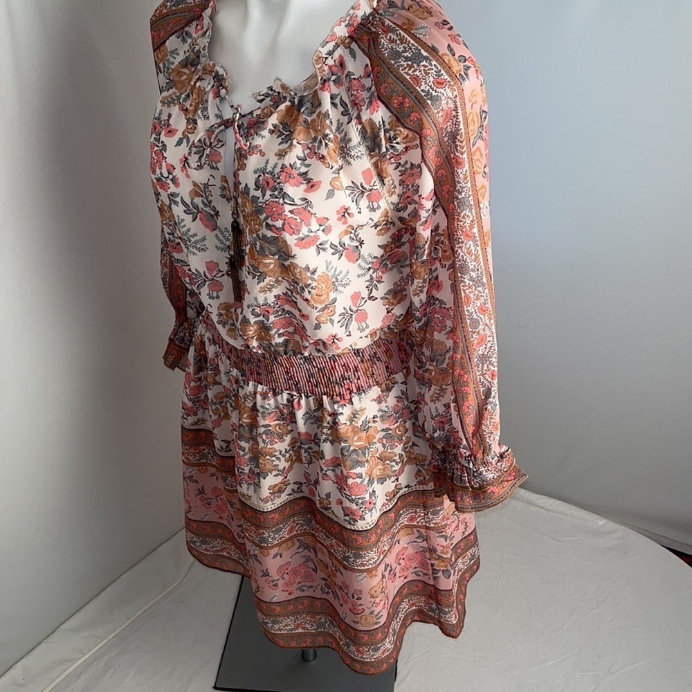 Anthropologie Love The Label boho Tippy Border dress in Euphoria M - Picture 4 of 11